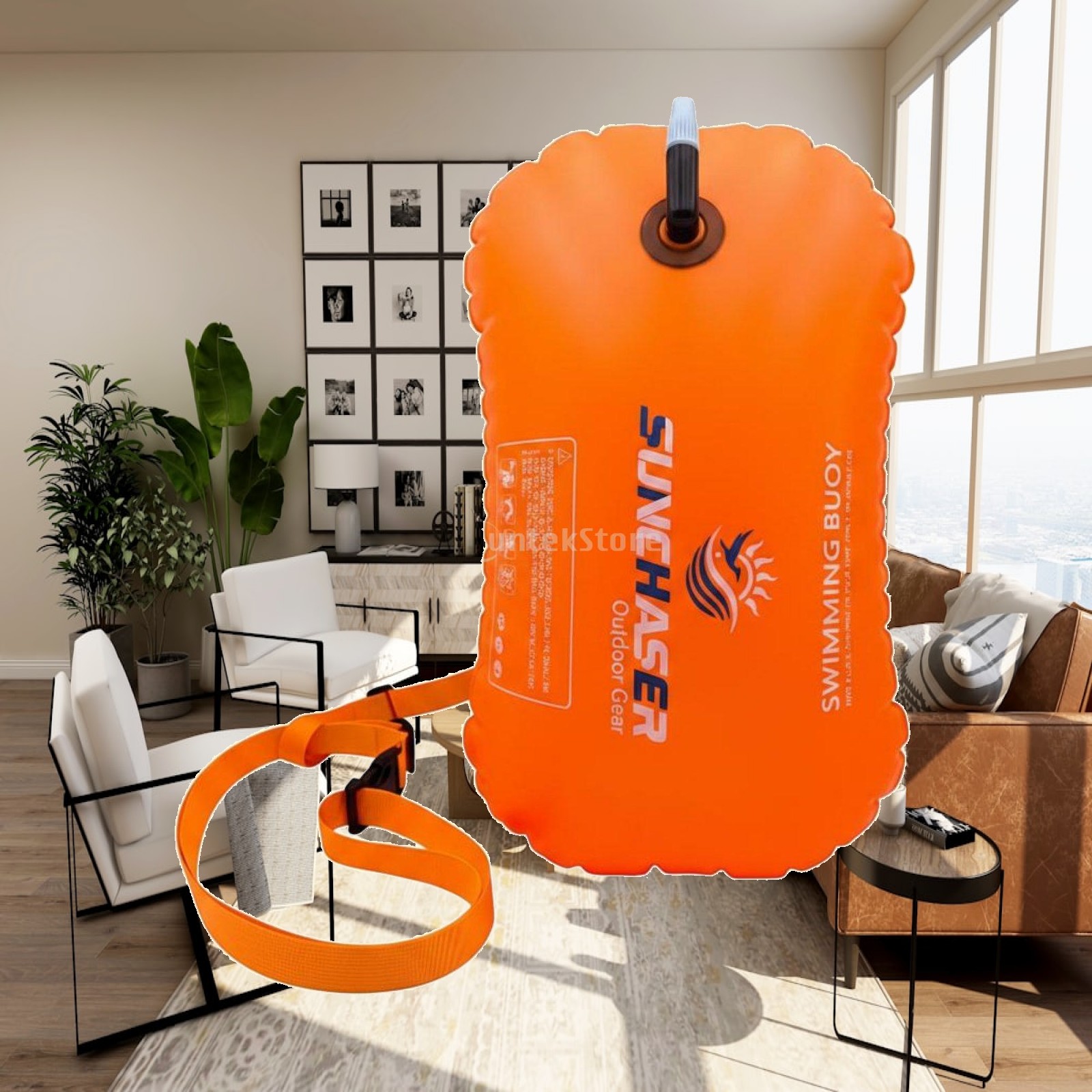 Aquatic Sports Swimming - Pochette étanche gonflable pour la natation,
