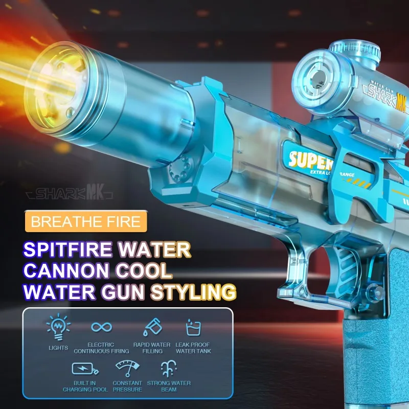 Pistolet à eau électrique lumi - Aquatic Sports avis et prix